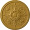 Ekena Millwork Bradford Ceiling Medallion (Fits Canopies up to 6 5/8"), 32 5/8"OD x 2"P, Iridescent Gold CM32BRIGS - alternate 1